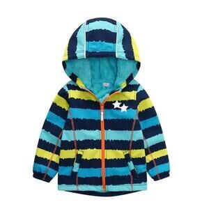 New hooded, lined kid’s warm spring jacket  size 5